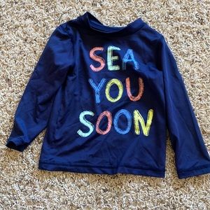 Etc rash guard sun shirt sea you soon